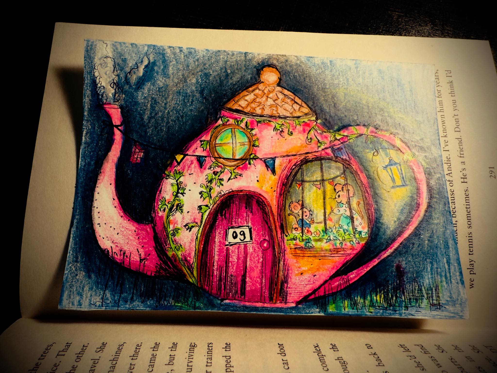 Kettle Cottage original artwork
