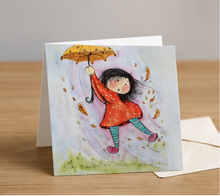 Autumn Wind Card