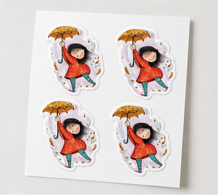 Autumn Wind Stickers