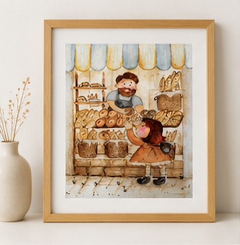 Bakery Day Print