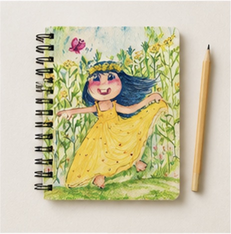 Flower Field Run Stickers