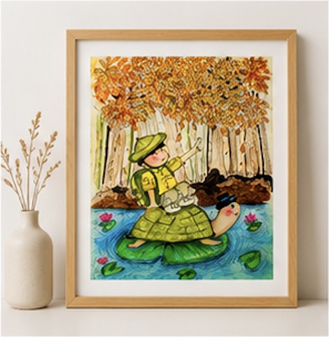 Turtle Pond Print