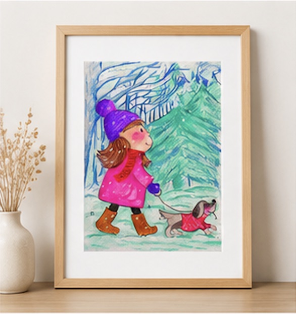 Winter Walk Print