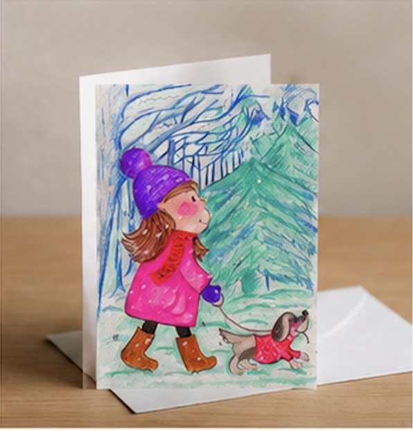 Winter Walk Card